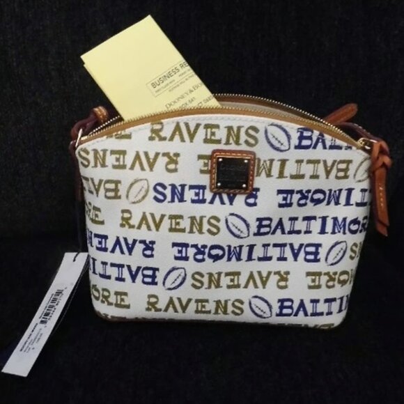 Dooney & Bourke Baltimore Ravens Doodle Suki Crossbody - Picture 10 of 10